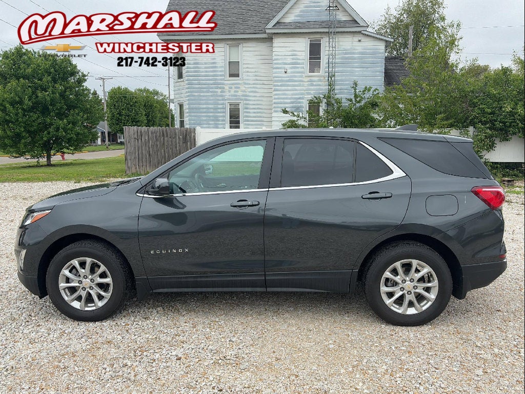 2021 Chevrolet Equinox LT in Nightfall Gray Metallic — front three-quarter view