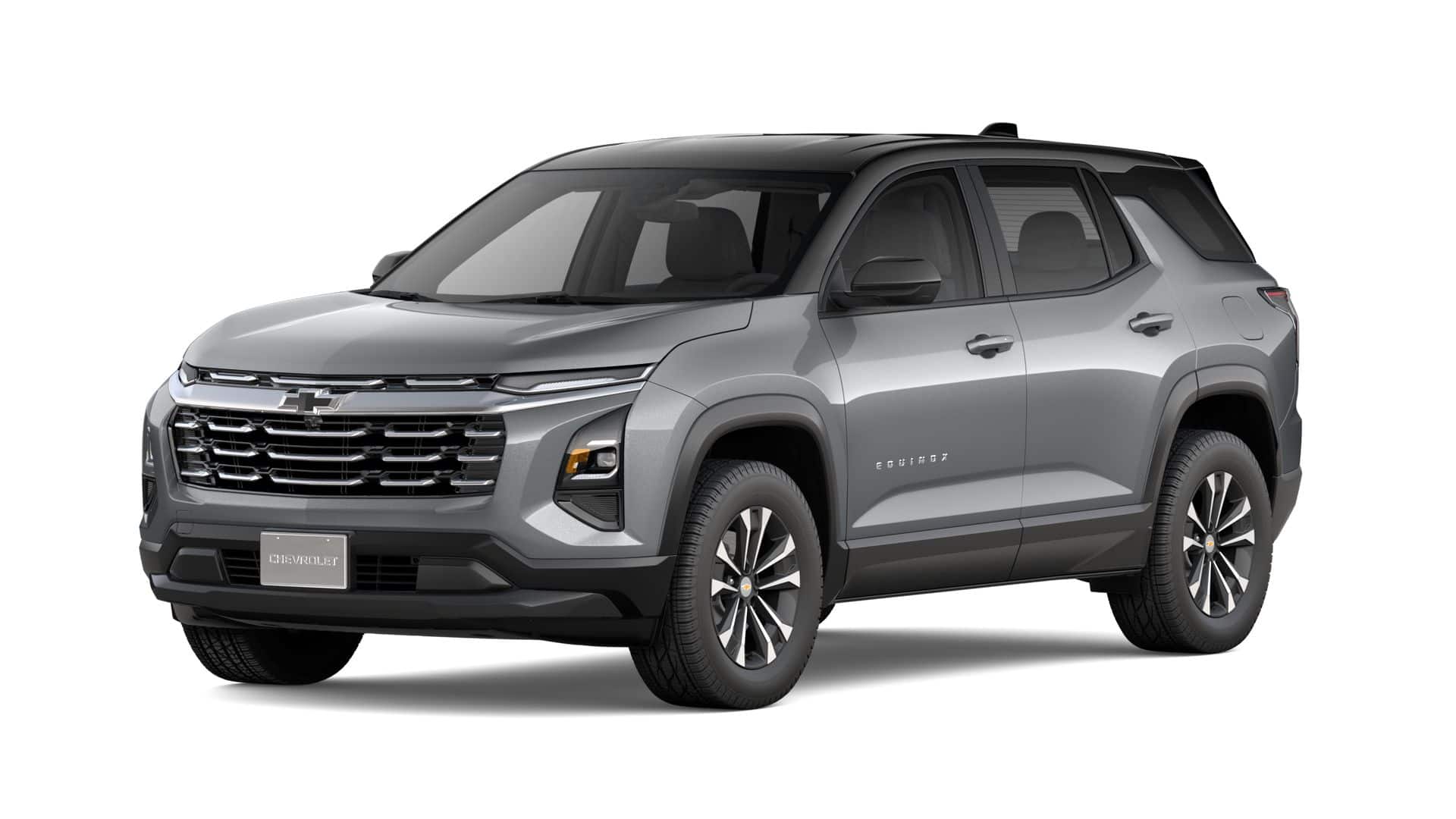 2027 Chevrolet Equinox FWD LT in Sterling Gray Metallic — front three-quarter view